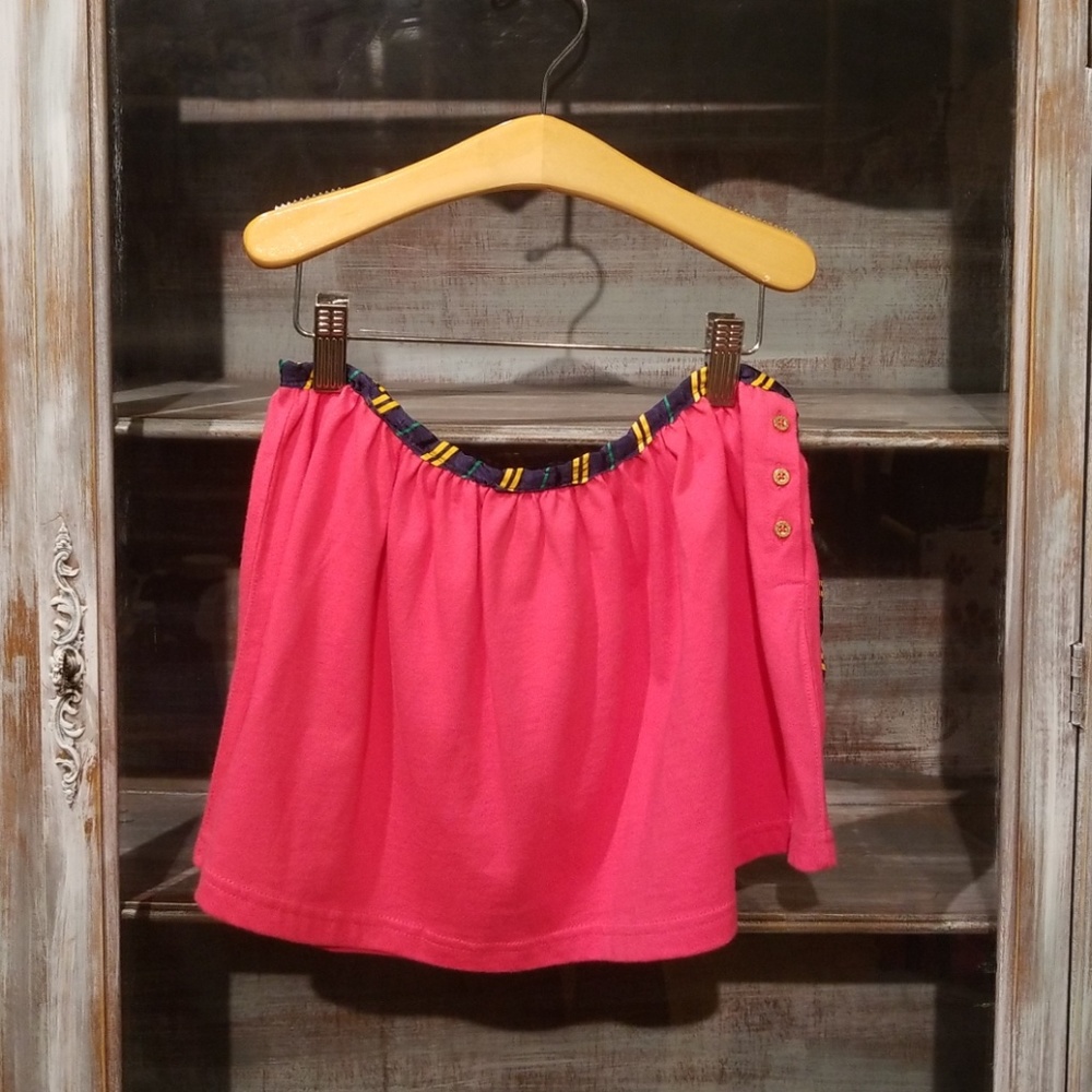 Ralph Lauren Side Tie Buttoned Skirt